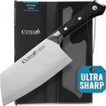 Cutluxe Meat Cleaver Knife, 7" Heavy Cleaver Butcher Knife – German Steel