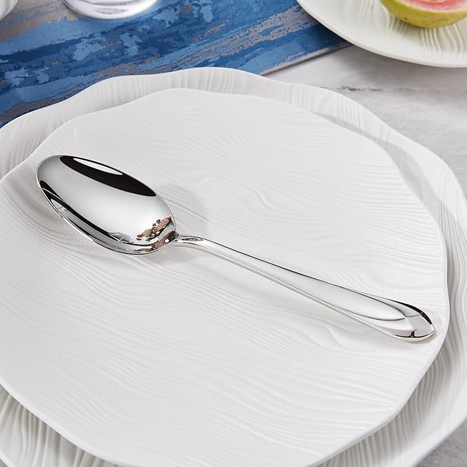 KEAWELL Premium Astra 4-Piece 9-Inch Serving Spoon Set (4, Serving Spoons)