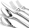 Silverware Set for 6, Heavy Duty Stainless Steel Silverware Set,30 Piece