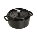 Staub Cast Iron 4-qt Round Dutch Oven - Matte Black