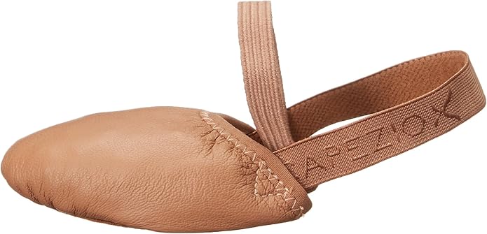 Capezio Women's Leather Pirouette II Dance Shoe – Ideal for Pirouettes, Comfortable Fit, Durable Leather Construction, Medium Size, Dark Suntan Color