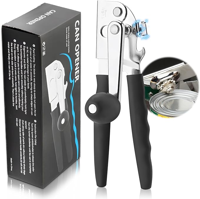 Roryimke Commercial Can Opener Manual Heavy Duty for Seniors for Kitchen