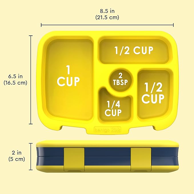 Bentgo Kids Prints Leak-Proof 5-Compartment Bento-Style Kids Lunch Box