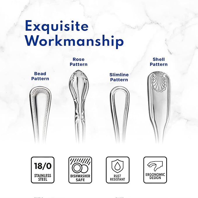 New Star Foodservice Shell Pattern 18/0 Stainless Steel Oyster Fork, 6-Inch, Set of 12, Commercial Grade