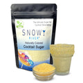 Snowy River Natural Cocktail Sugar Rimmer - Kosher Certified Naturally Colored Beverage Rimming Sugar for Cocktails, Margaritas, Drinks (Gold Shine, 4 Ounce)