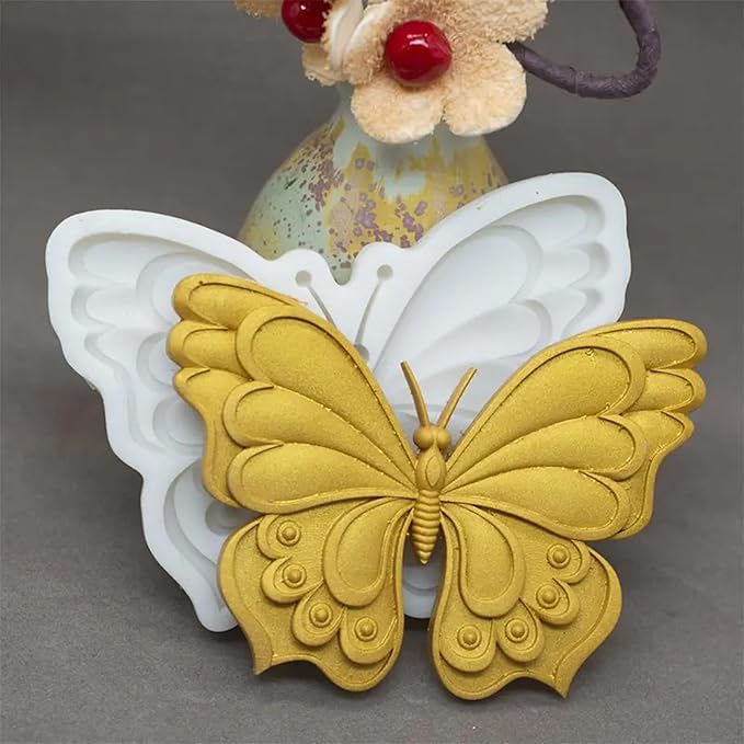 nklbio 1Pcs Butterfly Silicone Mold Chocolate Fondant Molds
