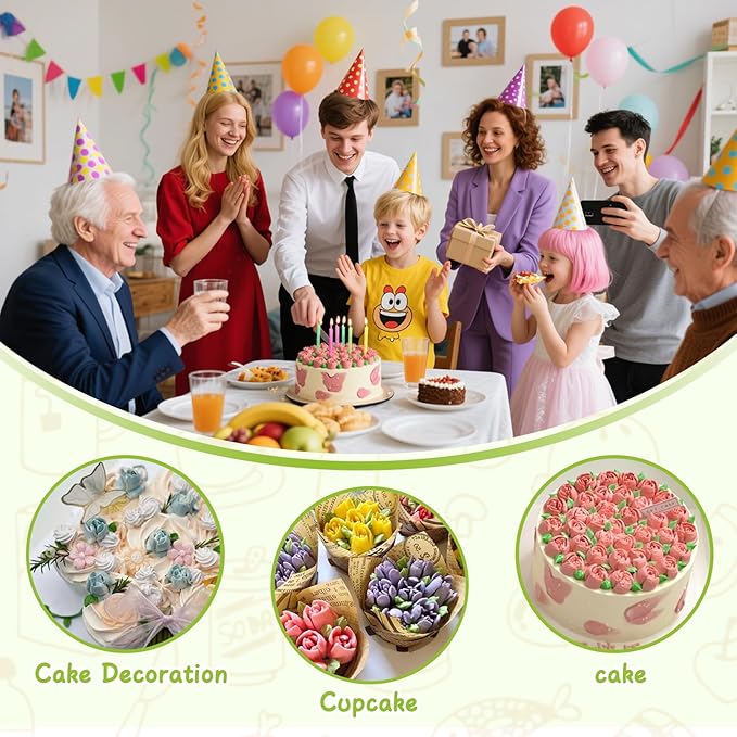 Suuker 27 Pieces Russian Piping Tips Set