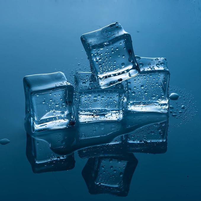 LYFJXX Fake Ice Cubes, 15mm, 100 PCS