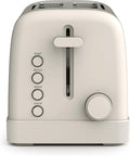 bella 2-Slice Toaster with Extra Wide Slots and 6-Shade Control, Oatmilk
