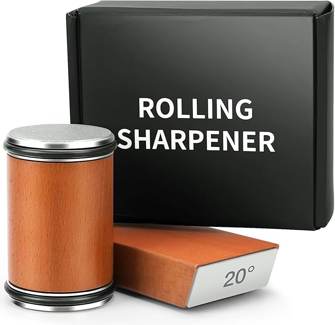Ailanxin Rolling Knife Sharpener ， Rolling Knife Sharpener Kit Is Suitable For Any Kitchen roller knife sharpener, And The Roller Knife Sharpener Supports Magnetic Tilting At 15 ° And 20 knife