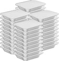 WANBAO 8.3"x6.2" 2.25LB Disposable Tin Foil Pans with Lids, 200 PACK