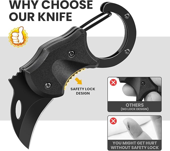 FUNBRO 2 Pack Small Pocket Knife Gifts for Men & Women
