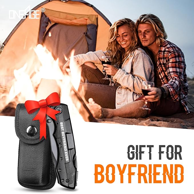 Gifts for Boyfriend, Multitool Knife"BEST BOYFRIEND EVER", Birthday Gifts for Boyfriend - Best Boyfriend Ever Gifts, Boyfriend Christmas Gift, Valentines Day Gifts for Boyfriend, Camping Gifts