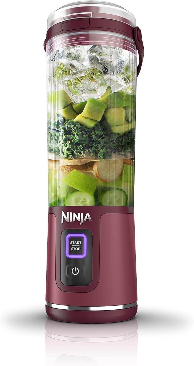 Ninja Blast Portable Blender, Cordless, 18oz Vessel, Cranberry Red, BC151CR