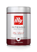 illy Intenso Ground Espresso Coffee, Bold Roast, Intense, Robust and Full Flavored With Notes of Deep Cocoa, 100% Arabica Coffee, No Preservatives, 8.8 Ounce Can (Pack of 1)