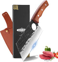 ACEKNIFE 7.5 Inch Serbian Meat Cleaver, Hand Forged&Full Tang