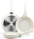 Innerwell Nonstick Ceramic Frying Pans Skillets Set 8"+9.5"+11"