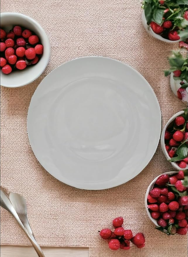 Festcool 14" White Porcelain Serving Platters Plate, Set of 2