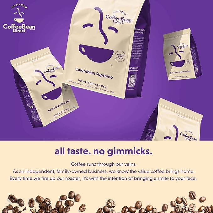 Coffee Bean Direct Breakfast Blend, Whole Bean, 1lb Bag