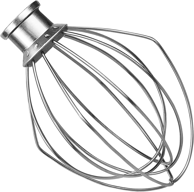 KITCHPOWER K45WW 6-Wire Whip for KitchenAid 4.5/5-Qt Tilt-Head Stand Mixer