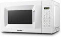 COMFEE' Countertop Microwave Oven, 0.7 Cu.Ft, 700W,Pearl White, ECO Mode