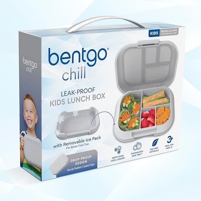 Bentgo Chill Kids 4-Compartment Bento Box Leakproof Lunch Box