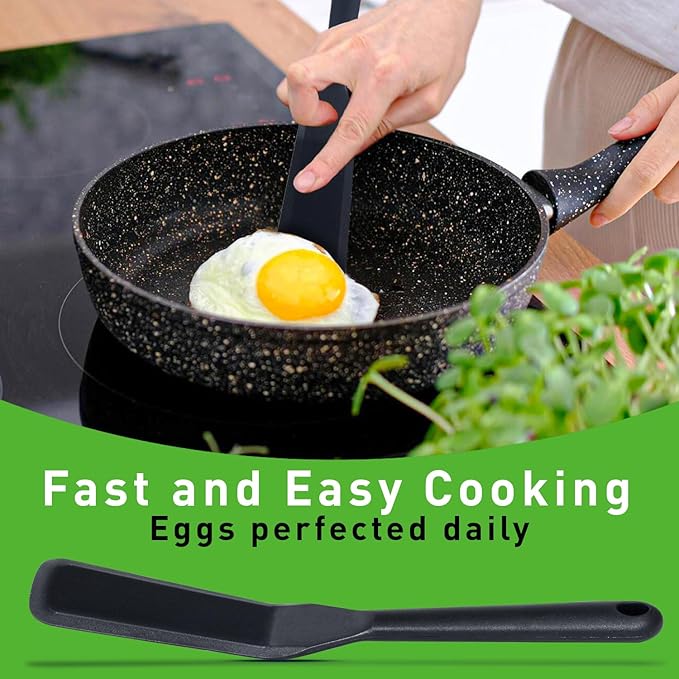 Egg Spatula is Heat Resistant Non-Stick Pancake Spatula - Silicone Spatula is used as an Omelette Spatula for Cooking.