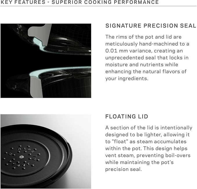 Vermicular Oven Pot 2.0 | Lightweight Enameled Cast Iron Pot | 18cm (2 Qt) | Non-Toxic | Induction-compatible | Dutch Oven | Made in Japan | Deep Ocean Blue