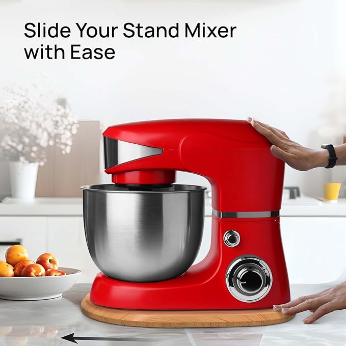 Ibyx Mixer Slider, Stand Mixer Sliding Mat, Natural, 5.5 Qt, Made in Canada