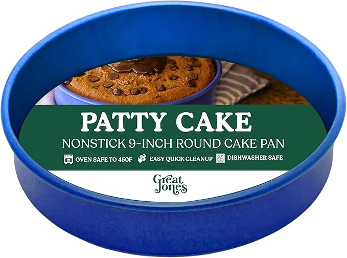 Great Jones Nonstick and Non Toxic 9 Inch Round Cake Pan (Blueberry)
