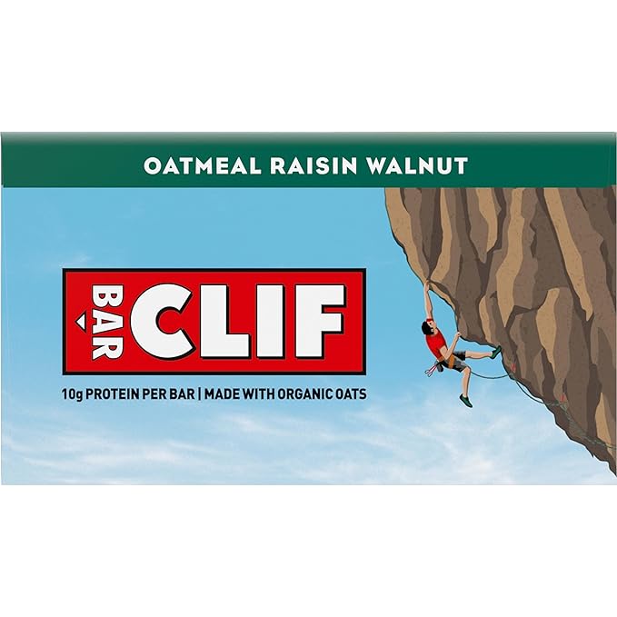 CLIF BAR Protein Energy Bars, Oatmeal Raisin Walnut, 10ct