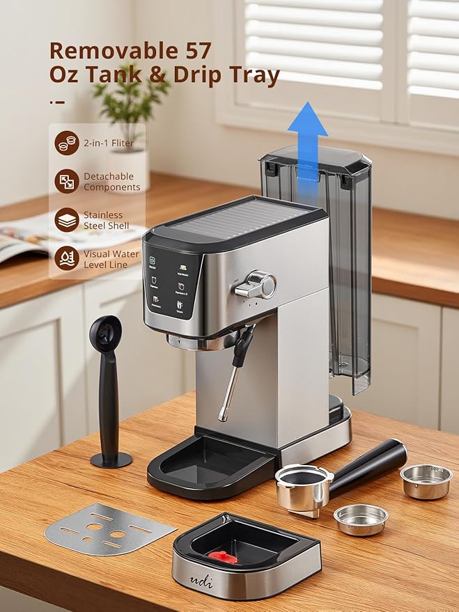UDI Espresso Machines, 20 Bar Espresso Coffee machine