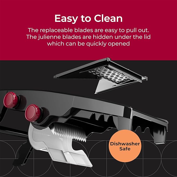 Mueller Austria Mandoline Slicer, Adjustable Vegetable Chopper, Grater