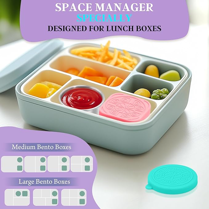 Qukaka 6 PCS Salad Dressing Container to Go,Handy Leakproof Stainless Steel Meal Prep Containers Reusable,Sauce Containers for Lunch Box, Picnics, Travel, Office and Kitchen Storage-1.6oz+2.7oz