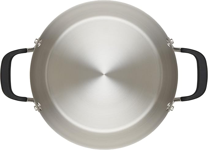KitchenAid Stainless Steel Stock Pot with Lid, 8-Quart, Induction