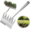 Weed Puller Tool, Heavy-Duty Stainless Steel Garden Hand Weeding Tool