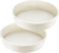 HONGBAKE Ceramic Nonstick 9” Round Cake Pans, Heavy-Duty Aluminized Steel