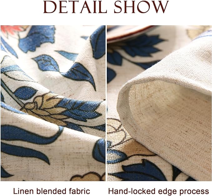 patdrea Vintage French Linen Tablecloth,Square,67"x67"-Ivar A