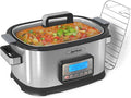 Sunvivi 12-in-1 Programmable Slow Cooker 6.5QT with Timer & Keep Warm