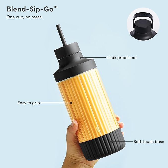 Beast Mighty 850 Plus Personal Blender, XL Vessel, Carbon Black, 850W