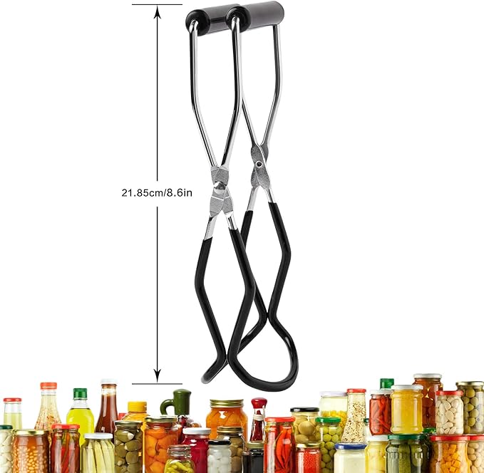 Eeoyu Canning Jar Lifter Tongs, Canning Supplies