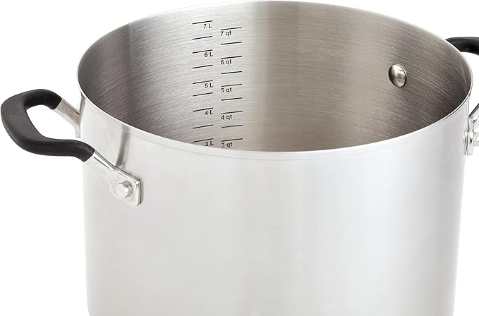 KitchenAid Stainless Steel Stock Pot with Lid, 8-Quart, Induction