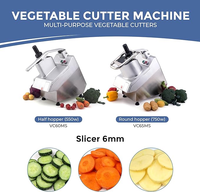TK Vegetable Chopper Disc - Slicer 6mm - For 550W & 750W TK Veg Cutters
