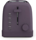 bella 2-Slice Toaster with Extra Wide Slots and 6-Shade Control, Plum