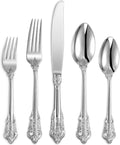 KEAWELL Luxury 20-Piece 18/10 Stainless Steel Flatware Set (Silver)