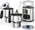 12-in-1 Milk Maker Machine: Automatic Milk Maker for Almond Oat Plant-Based Milk, Detachable Design, Self-Cleaning, 24H Delay Start, Keep Warm, Safety Lock, Homemade Vegan Drinks
