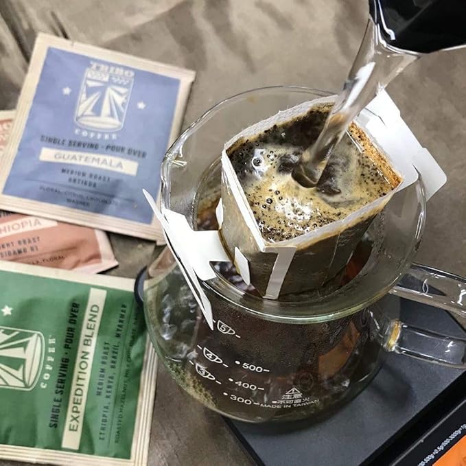 TRIBO Coffee Single-Serve Pour Over Packets, Guatemala Antigua