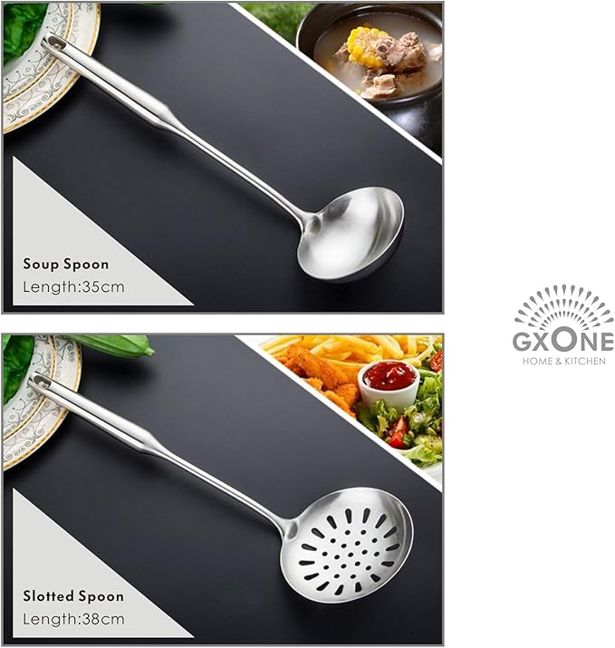 Cooking Utensils Set,6 PCS with Utensils Holder,304 Stainless Steel