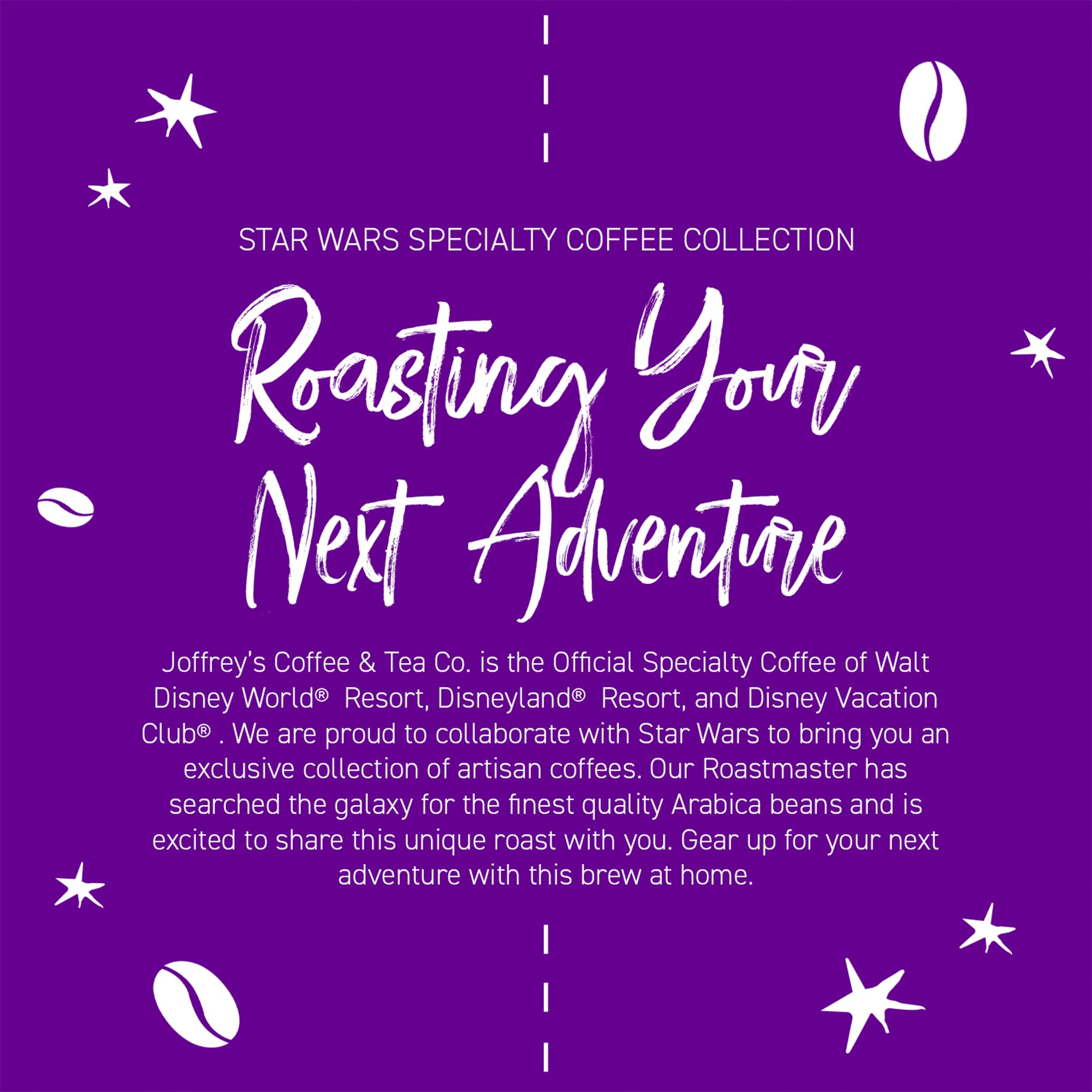 Joffrey's Coffee - Droids™ Trio Collection, STAR WARS Licensed Coffee Collection, Artisan Medium Roast, Brew or French Press (Ground, 11oz)