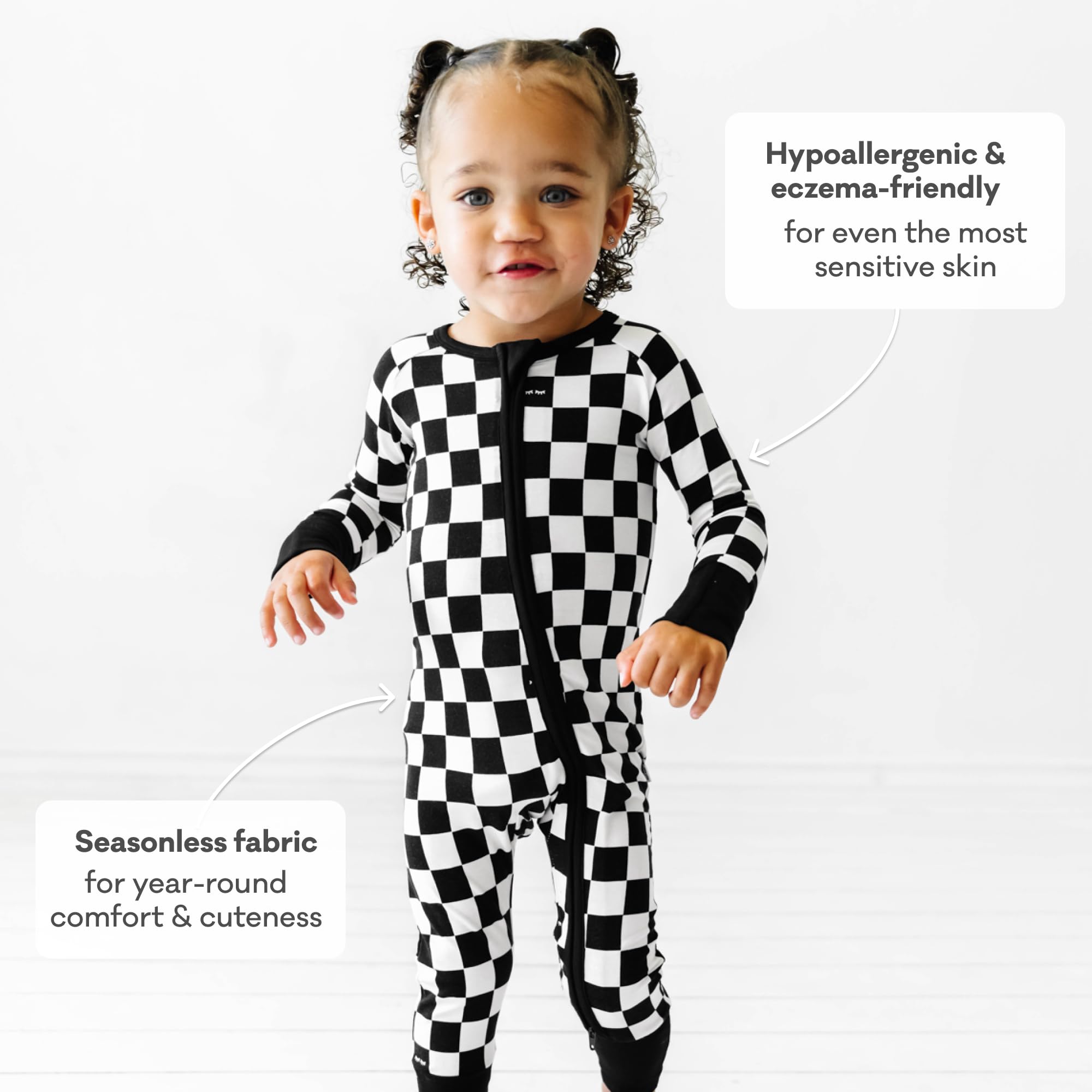 Little Sleepies Baby Pajamas, Cool Checks, 18-24 months